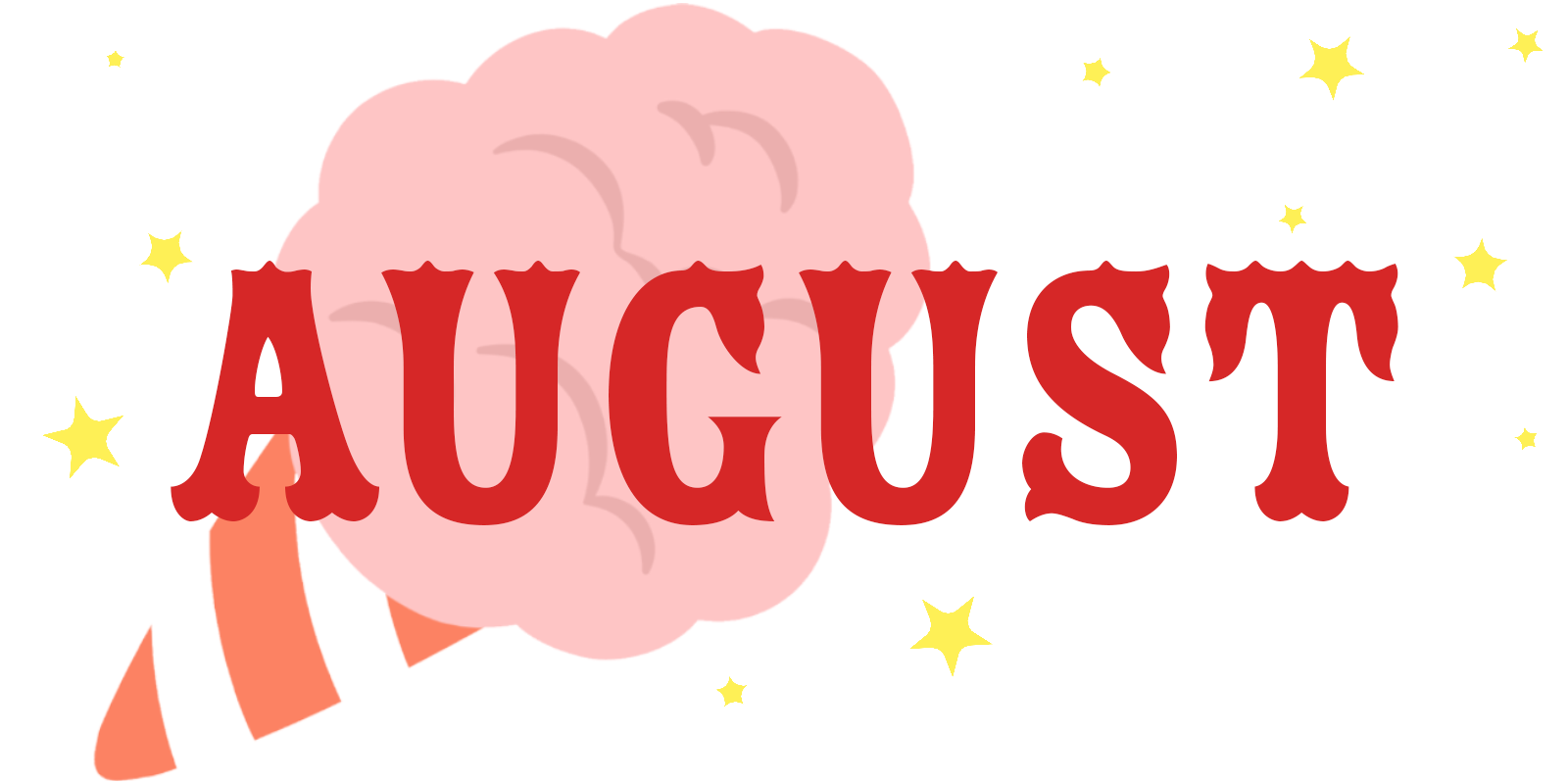 AUGUST (large + stars)