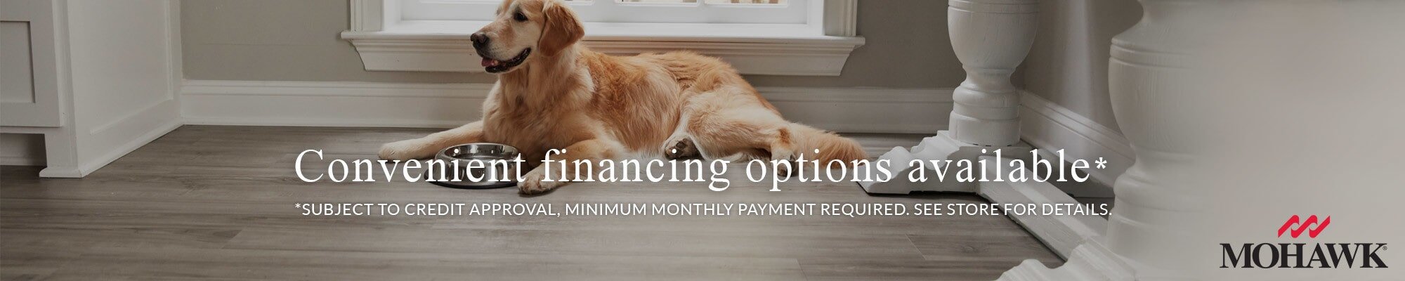 Convenient financing options available. Subject to credit approval.